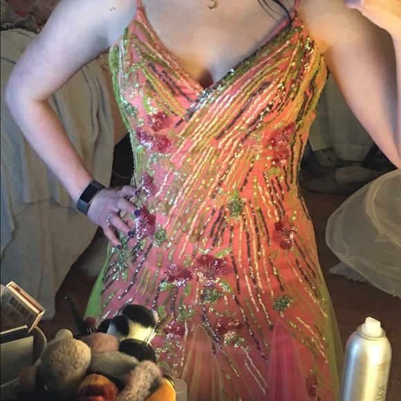 Custom prom/formal dress - pink fairy style - Picture 5 of 8